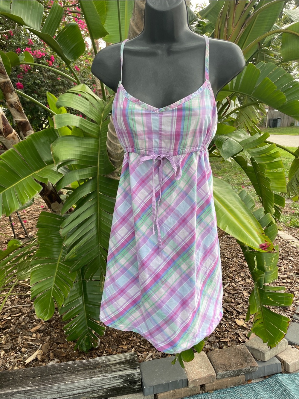 Plaid slip dress by gap